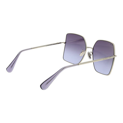 Max Mara Butterfly Gradient Medium-Tint Metal Sunglasses - Silver