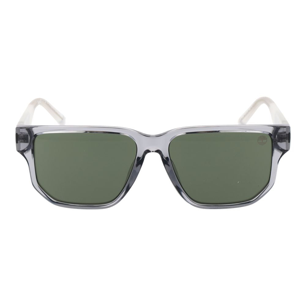 Timberland Rectangle Non-Polarized Dark-Tint Stainless Steel Sunglasses - Grey