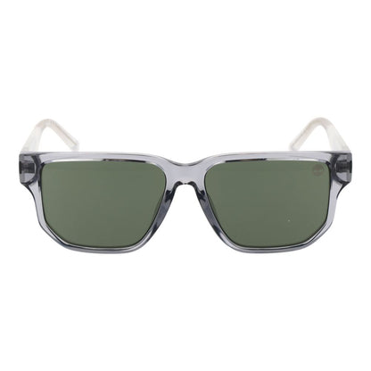 Timberland Rectangle Non-Polarized Dark-Tint Stainless Steel Sunglasses - Grey