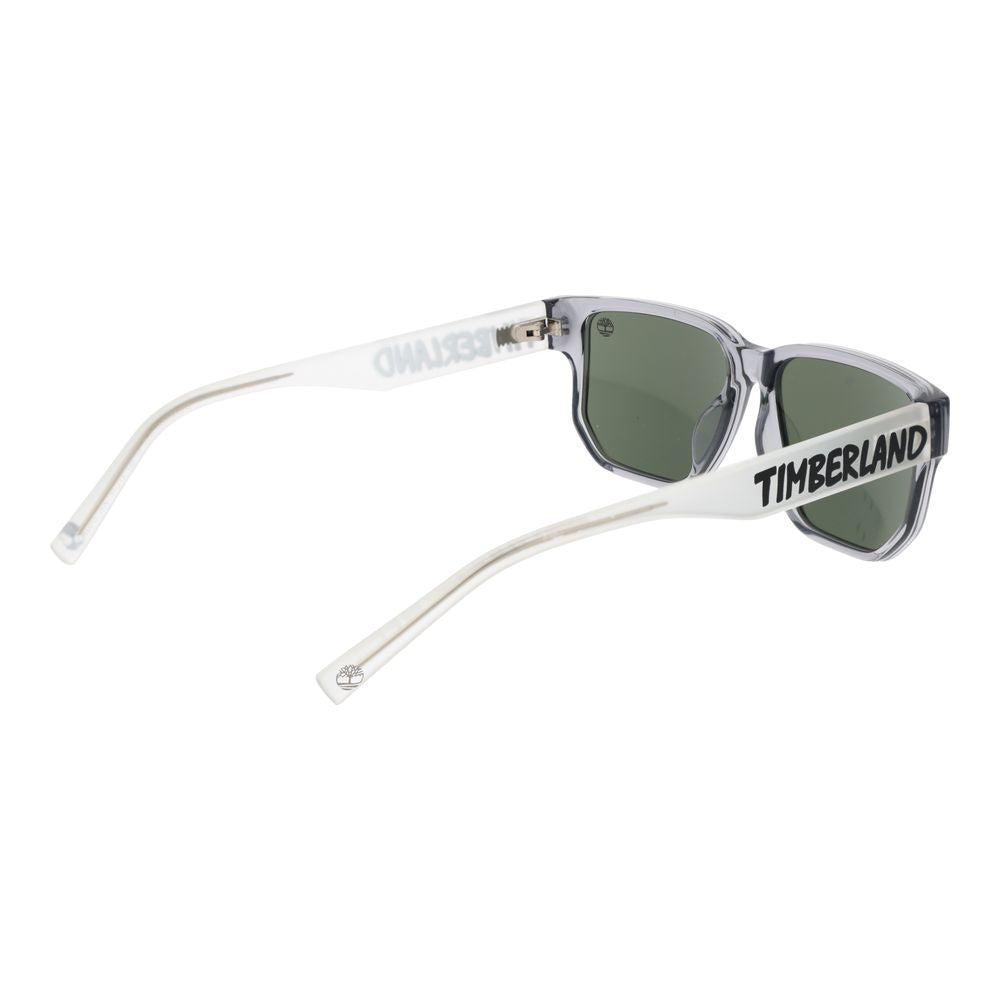 Timberland Rectangle Non-Polarized Dark-Tint Stainless Steel Sunglasses - Grey
