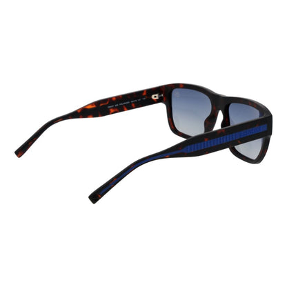 Timberland Rectangle Polarized Gradient Medium-Tint Stainless Steel Sunglasses - Brown