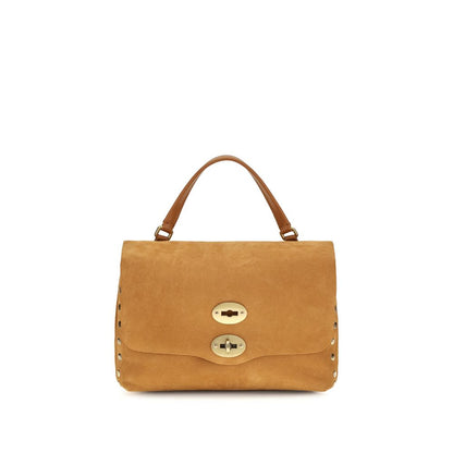 Zanellato Beige Suede Leather Shoulder Bag