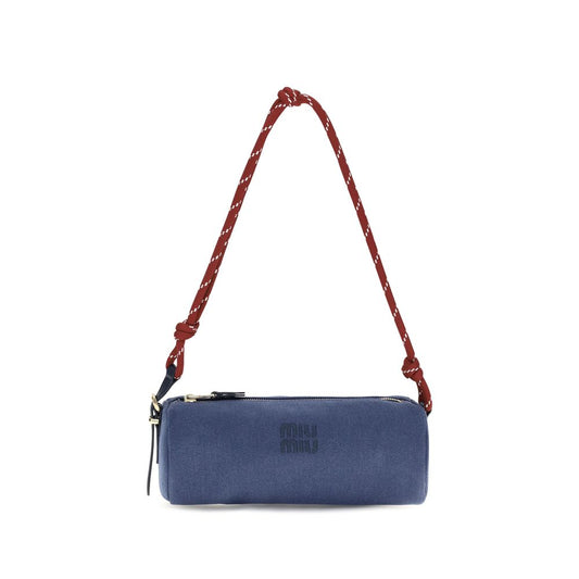 Miu Miu Blue Cotton Wallet