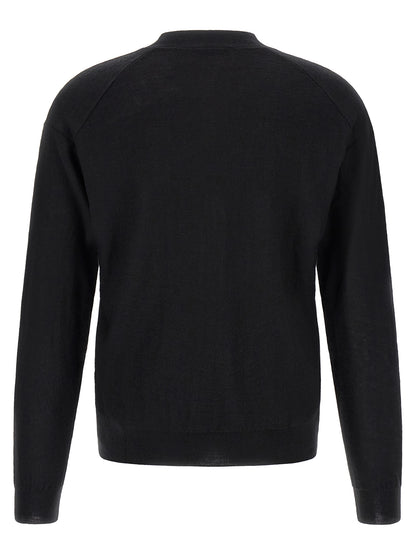 Lemaire Black Wool Cardigan