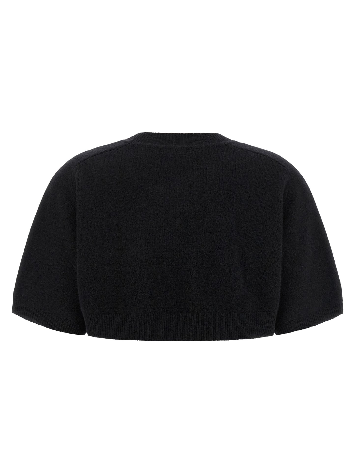 Elisabetta Franchi Black Wool Sweatshirt
