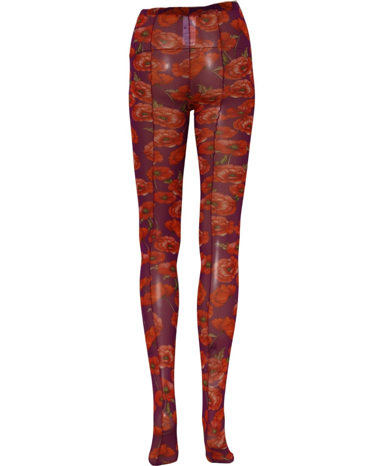 Dolce & Gabbana Women's Nylon Hosiery - Purple Floral Print