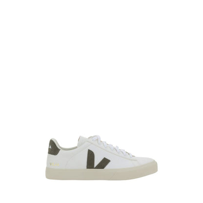 Veja White Calf Leather Bos Taurus Low Top Sneakers