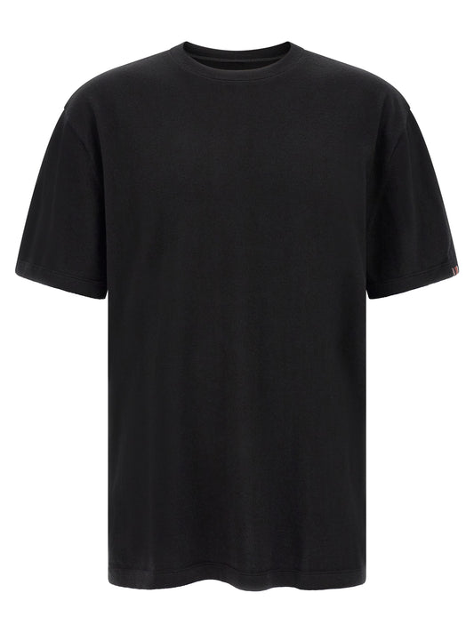 Activewear T-Shirt by Extreme Cashmere for men in cashmere cotton blend multicolor features an contemporary design with , a short-sleeve length, and a contemporary crew neckline.