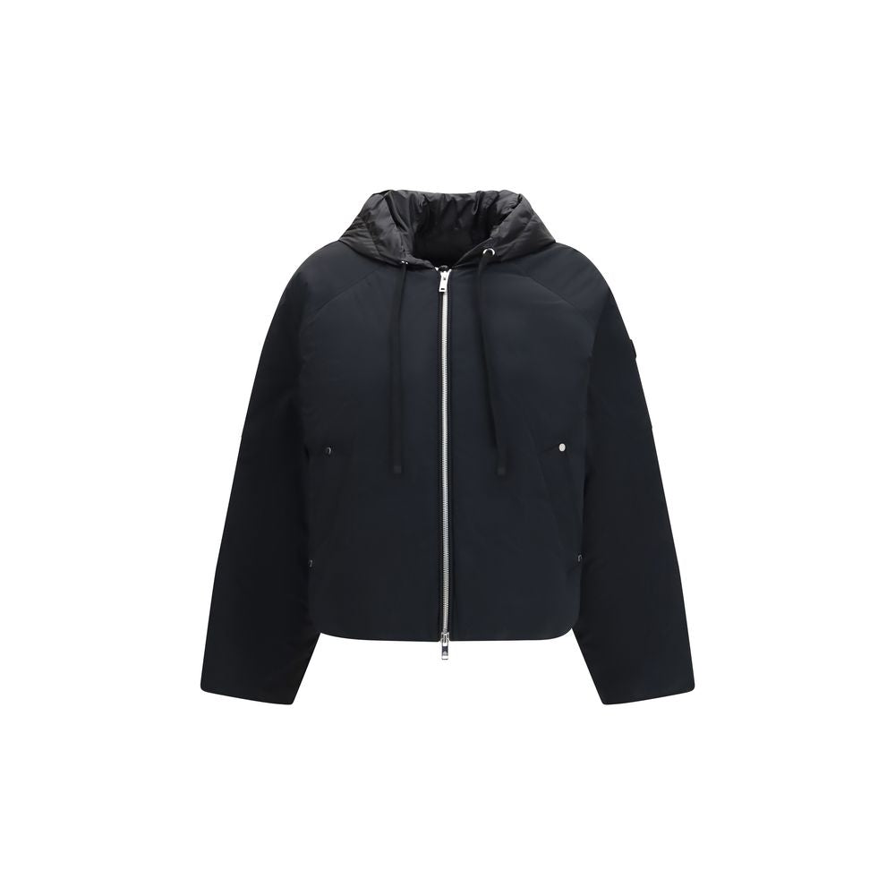 Moose Knuckles Black Nylon Bomber