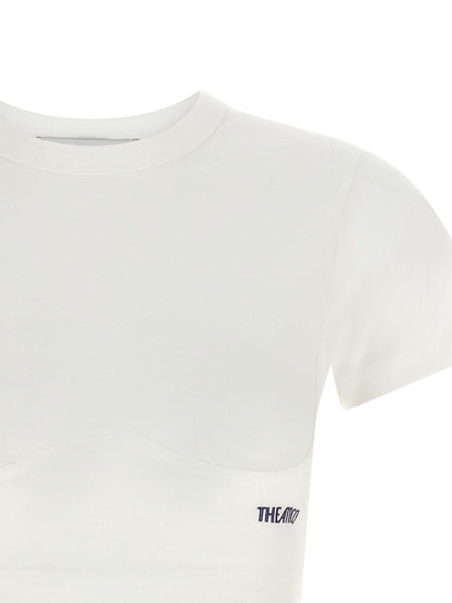 The Attico White Cotton T-Shirt