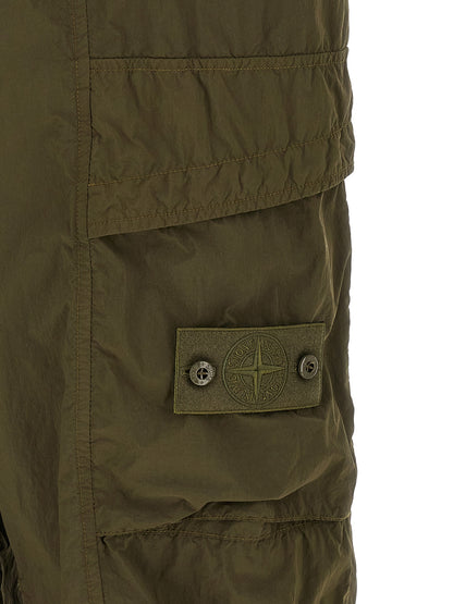 Stone Island Bicolor Polyamide Cargo Pants