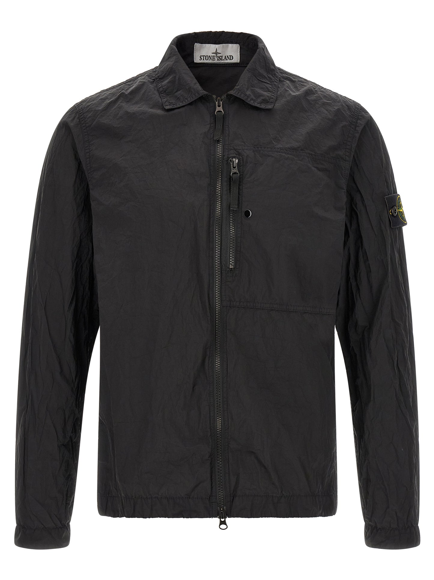 Stone Island Men's Polyamide Overshirt - Black
