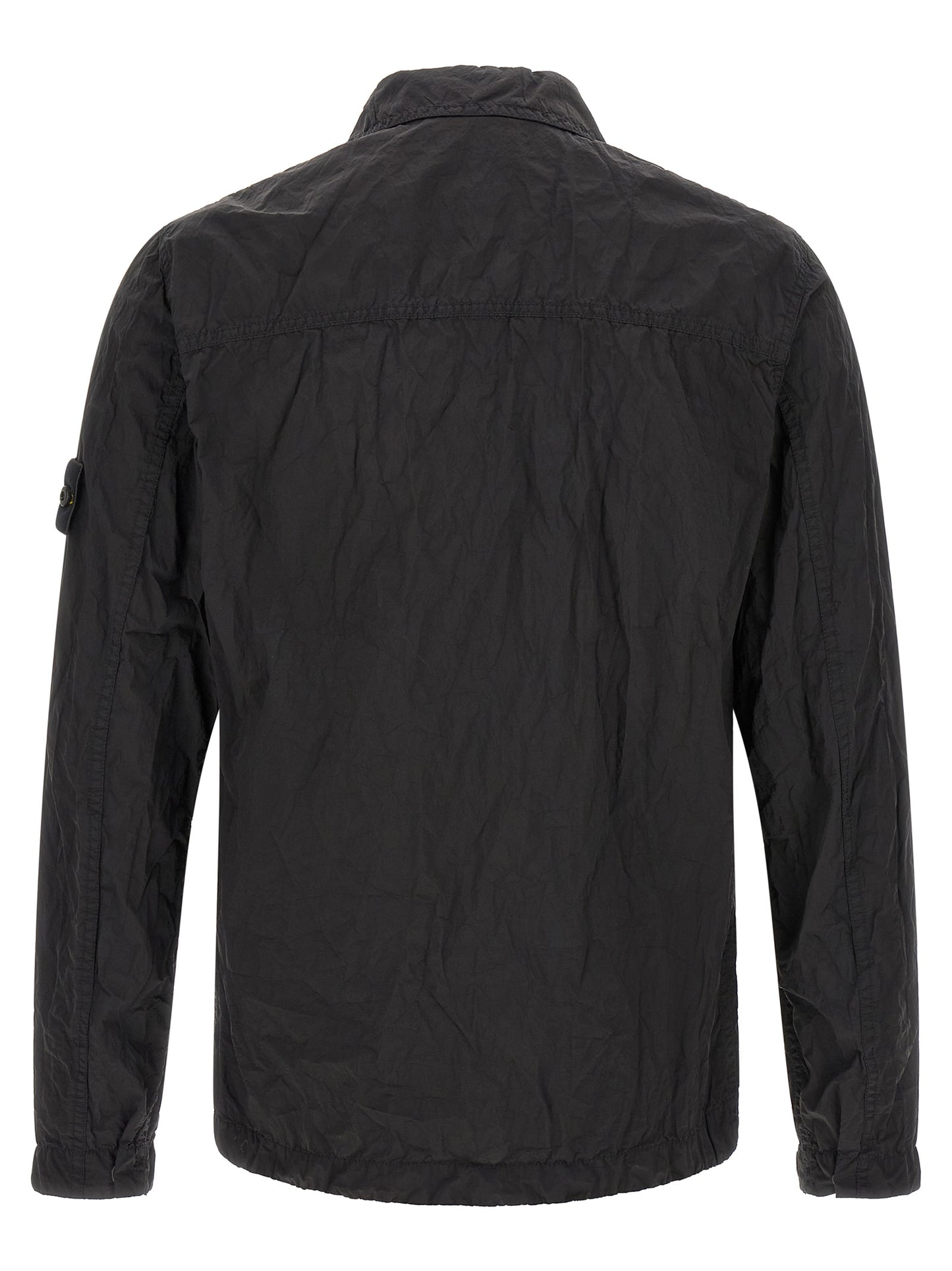 Stone Island Men's Polyamide Overshirt - Black