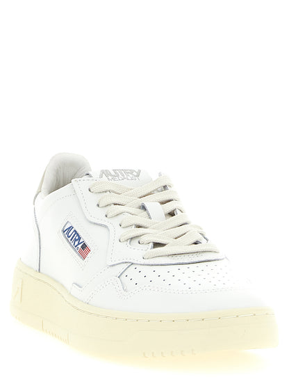 Sneakers by Autry for men in bos taurus cowhide leather beige features an versatile design from the Men's Low Top Tennis Bos Taurus Cowhide Leather Sneakers collection, highlighting a versatile low-top tennis style for a premium, high-fashion look.