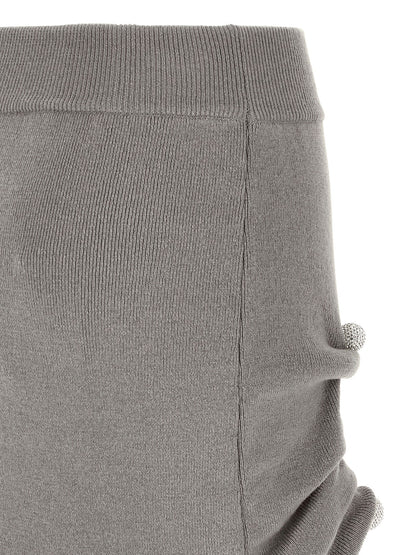 Giuseppe Di Morabito Gray Virgin Wool Long Skirt
