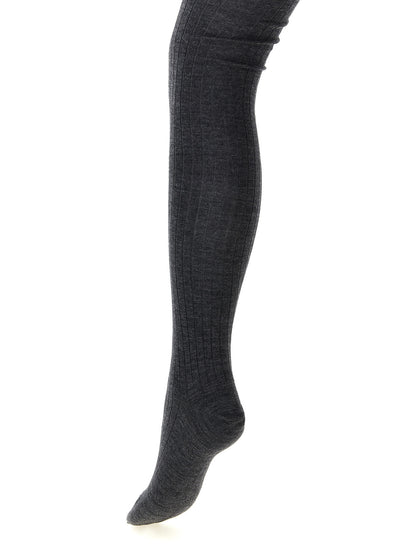 Jil Sander Gray Wool Socks