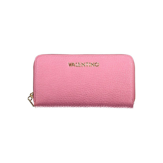 Mario Valentino Pink Polyurethane Women's Wallet