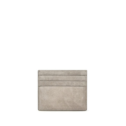 Brunello Cucinelli Gray Calf Leather Bos Taurus Wallet