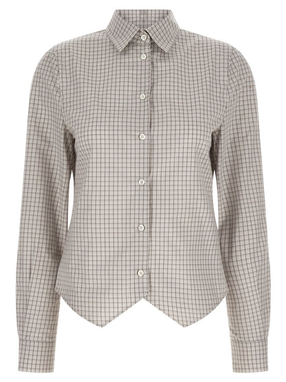 Maison Margiela Beige Cotton Blouse
