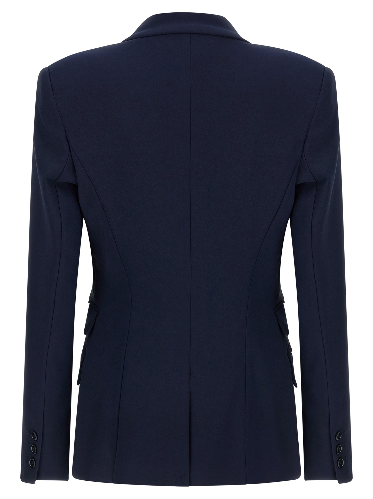 Elisabetta Franchi Blue Polyester Blazer