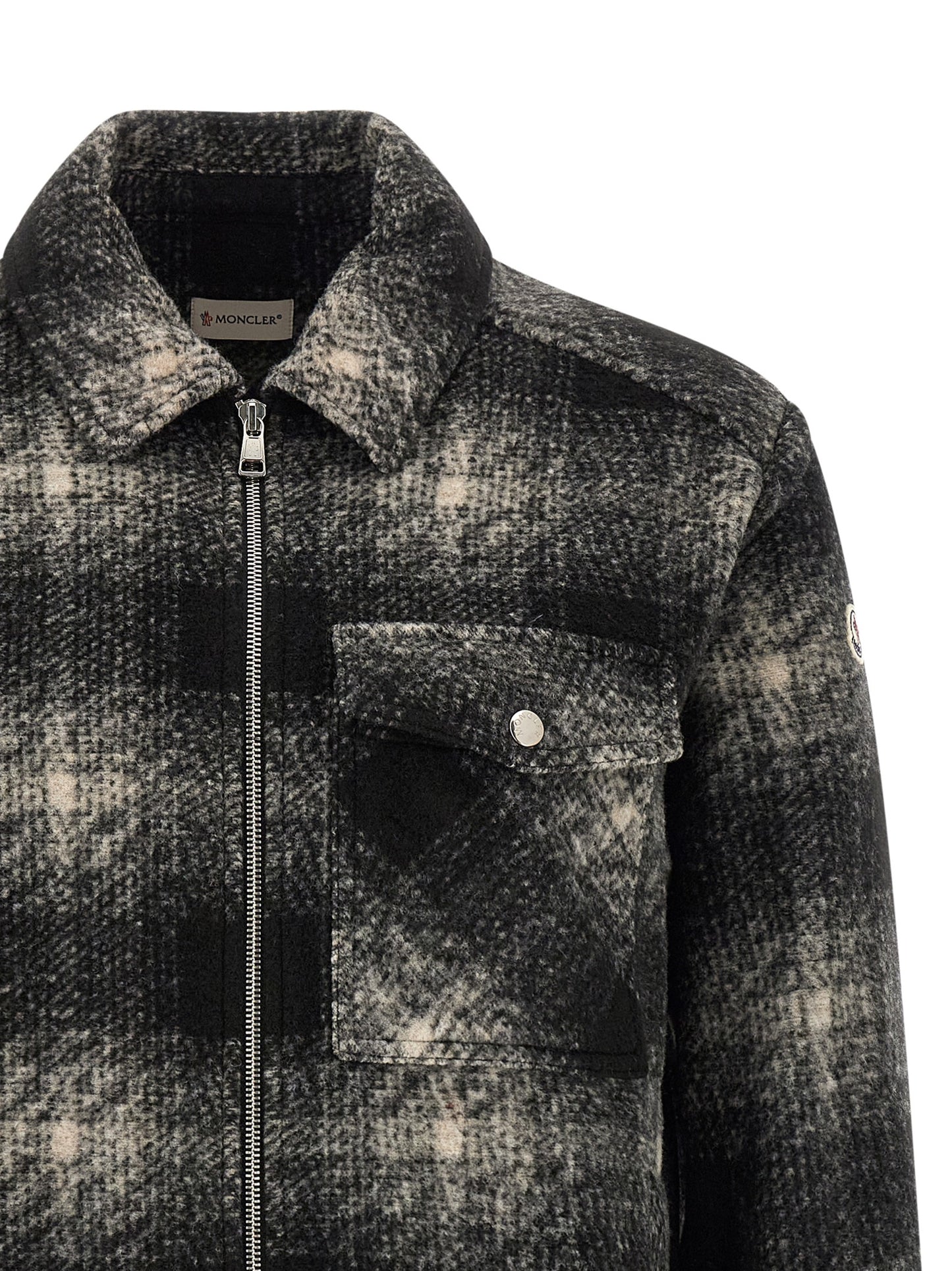 Moncler Gray Polyester Blouse