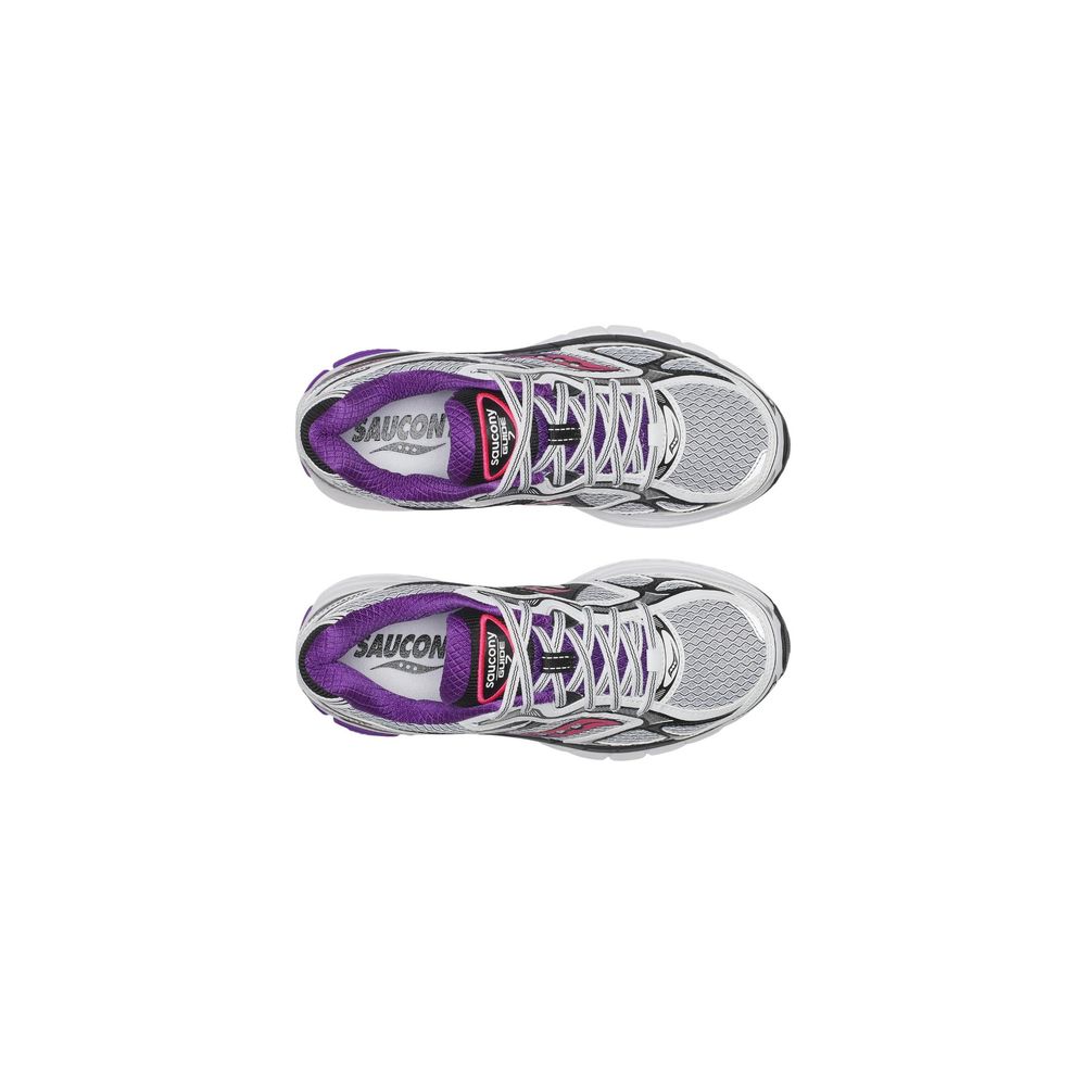 Saucony Women's Athletic Synthetic Textile & Mesh Sneakers - Natural White