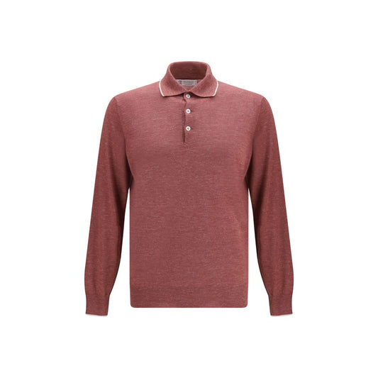 Brunello Cucinelli Bordeaux Cashmere Dress Shirt