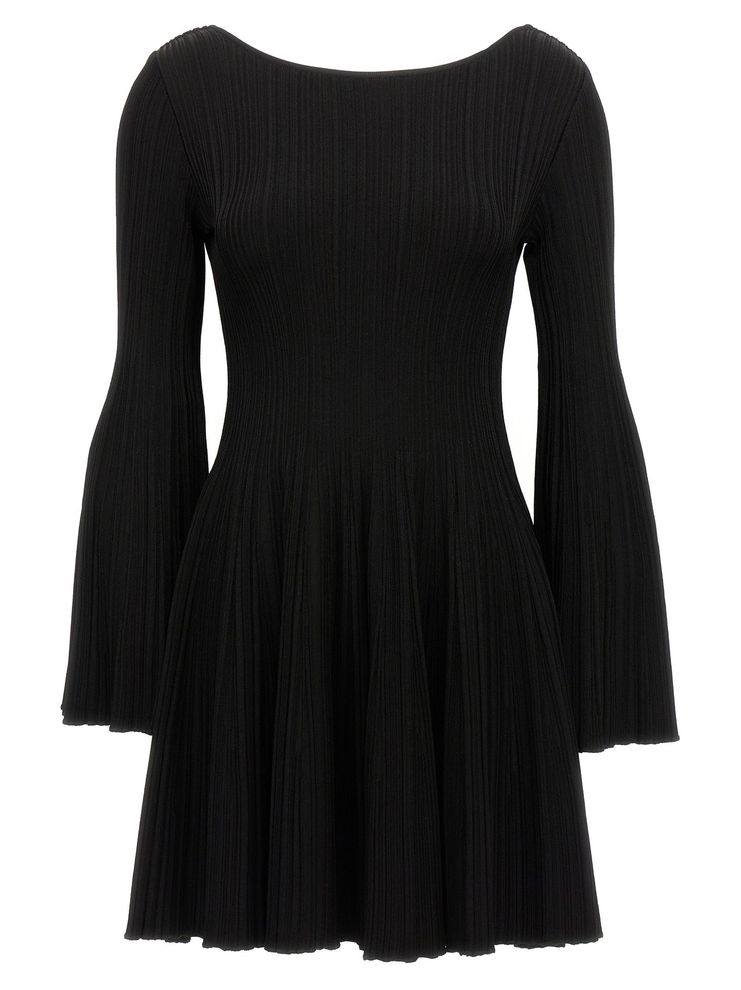 ANTONINO VALENTI Black Viscose Mini Skirt