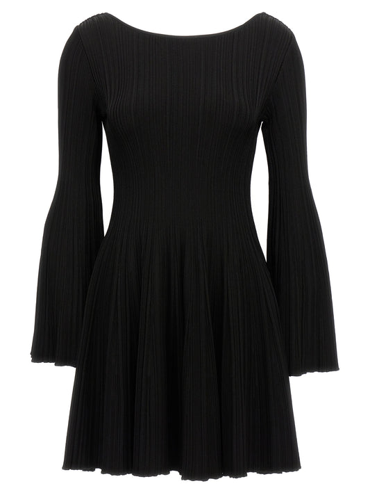 ANTONINO VALENTI Black Viscose Mini Skirt