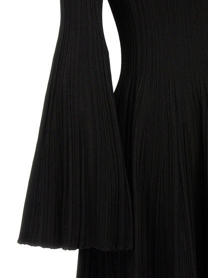 ANTONINO VALENTI Black Viscose Mini Skirt