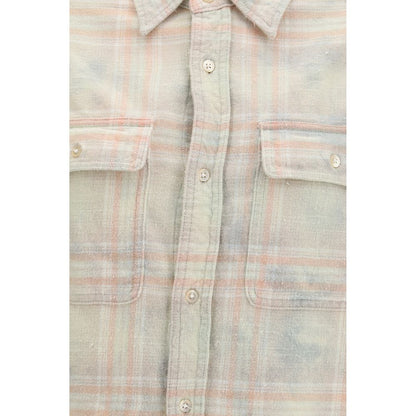 R13 Beige Denim Shirt