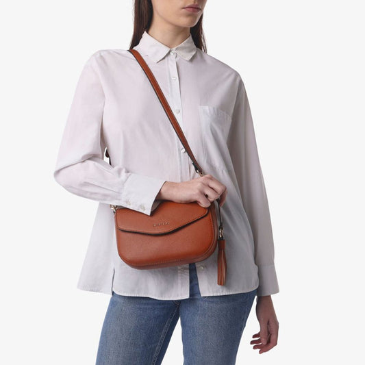 MIRIADE Black Polyethylene Crossbody Bag