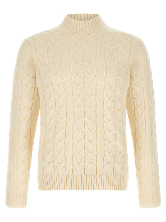 ZANONE White Virgin Wool Cardigan