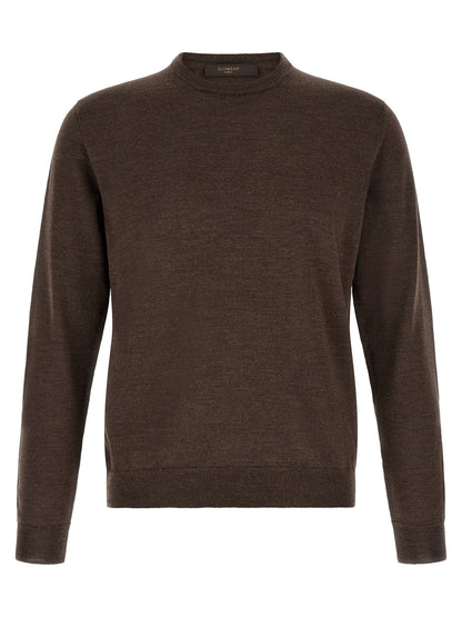 ZANONE Brown Virgin Wool Cardigan