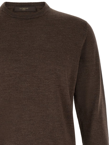 ZANONE Brown Virgin Wool Cardigan