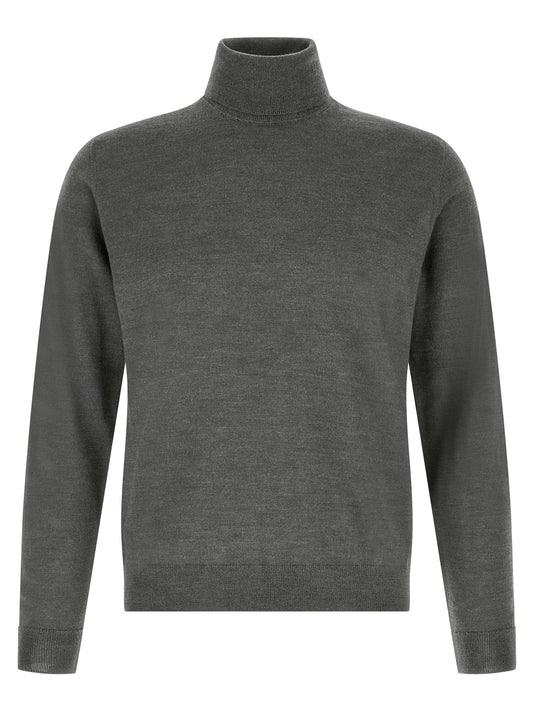 ZANONE Gray Virgin Wool Cardigan