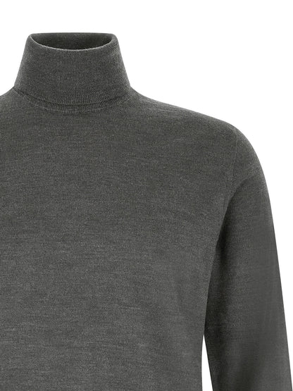 ZANONE Gray Virgin Wool Cardigan