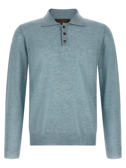 ZANONE Blue Cashmere Cardigan