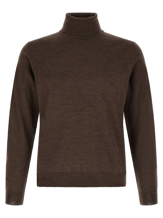 ZANONE Brown Virgin Wool Cardigan