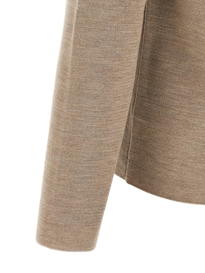 ZANONE Beige Virgin Wool Cardigan