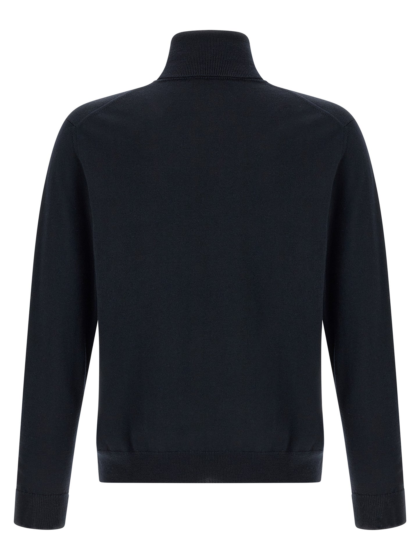 ZANONE Blue Virgin Wool Cardigan