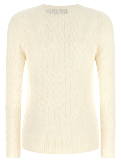 Polo Ralph Lauren White Wool Cardigan