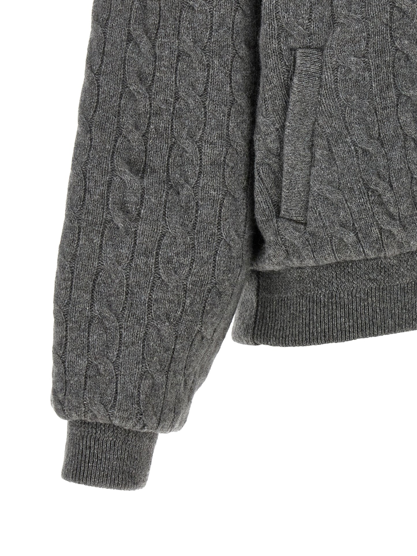 Polo Ralph Lauren Gray Wool Bomber