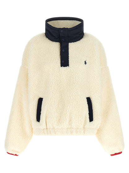 Polo Ralph Lauren White Polyester Cardigan