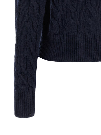 Polo Ralph Lauren Blue Wool Cardigan