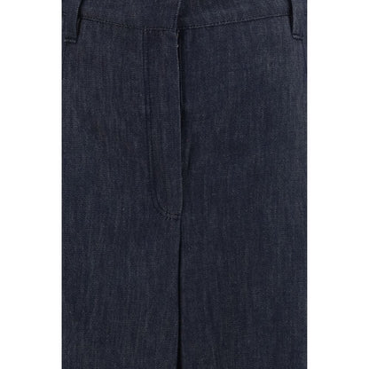 Brunello Cucinelli Blue Cotton Jeans Denim