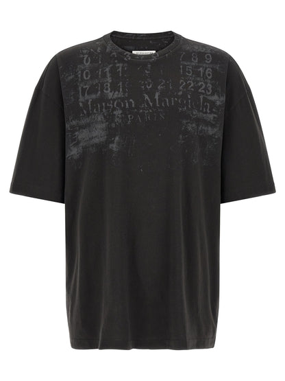 Maison Margiela Four Stitches Men's Oversized Long-Sleeve Cotton T-Shirt - Black