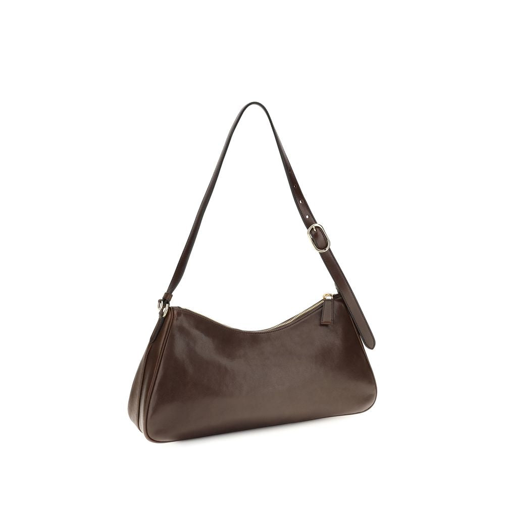 Shoulder Bag by Prada for women in bos taurus nappa leather brown & natural features a enviable silhouette, showcasing a secure zipper, ample , and enviable shoulder-strap for a enviable finish.