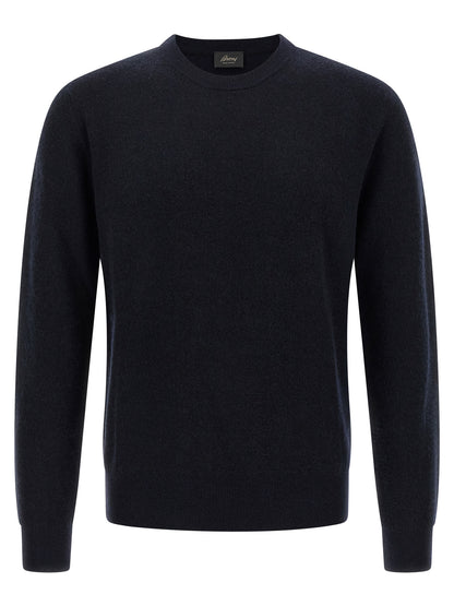 Brioni Blue Cashmere Cardigan