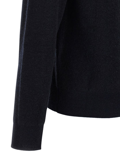 Brioni Blue Cashmere Cardigan